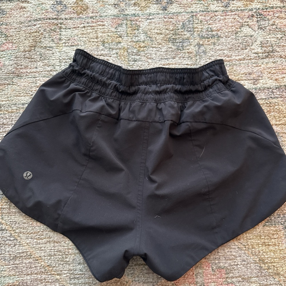 Black and Gray reversible Lululemon shorts